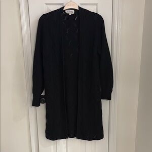 Kista Black Knit Cardigan